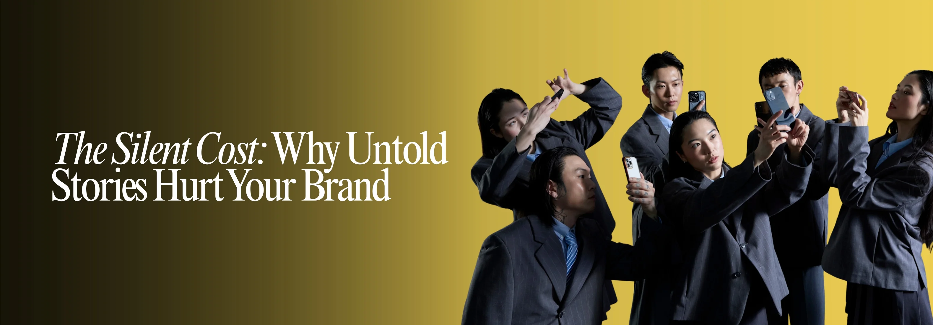 Visual representation of how neglecting stories can negatively affect brand identity and customer connection.