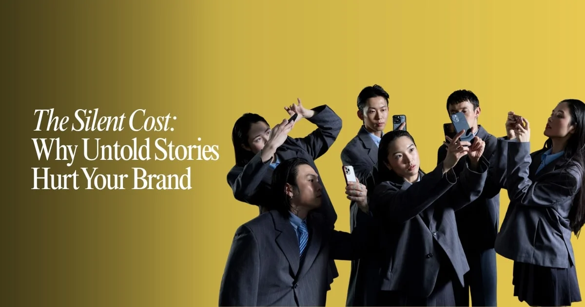 Visual representation of how neglecting stories can negatively affect brand identity and customer connection.