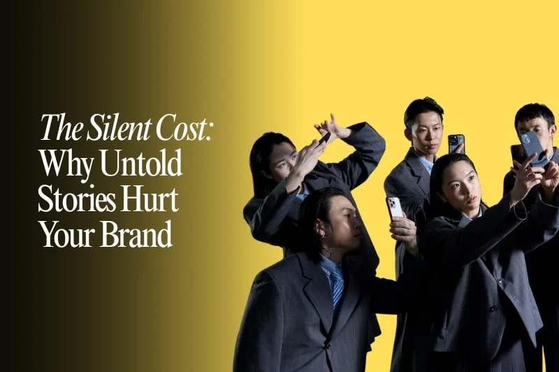 Visual representation of how neglecting stories can negatively affect brand identity and customer connection.