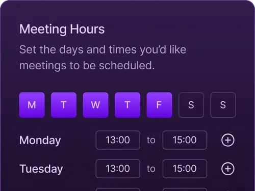 Meeting Schedule