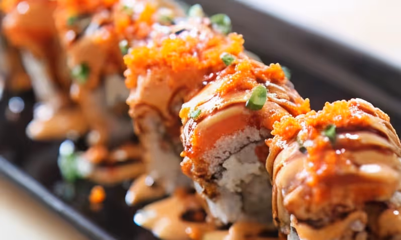 Grilled Salmon Roll