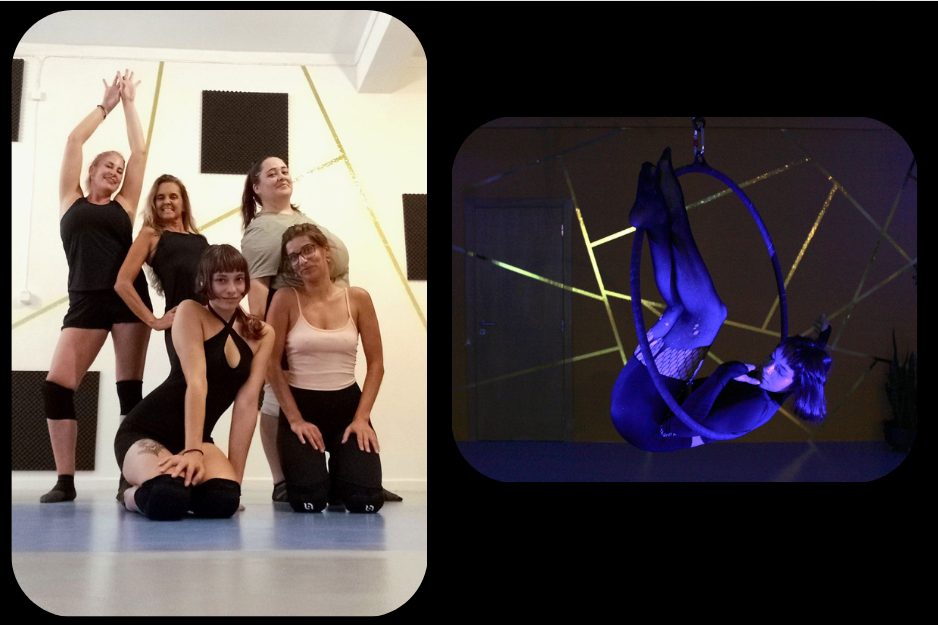 dance studio class in session