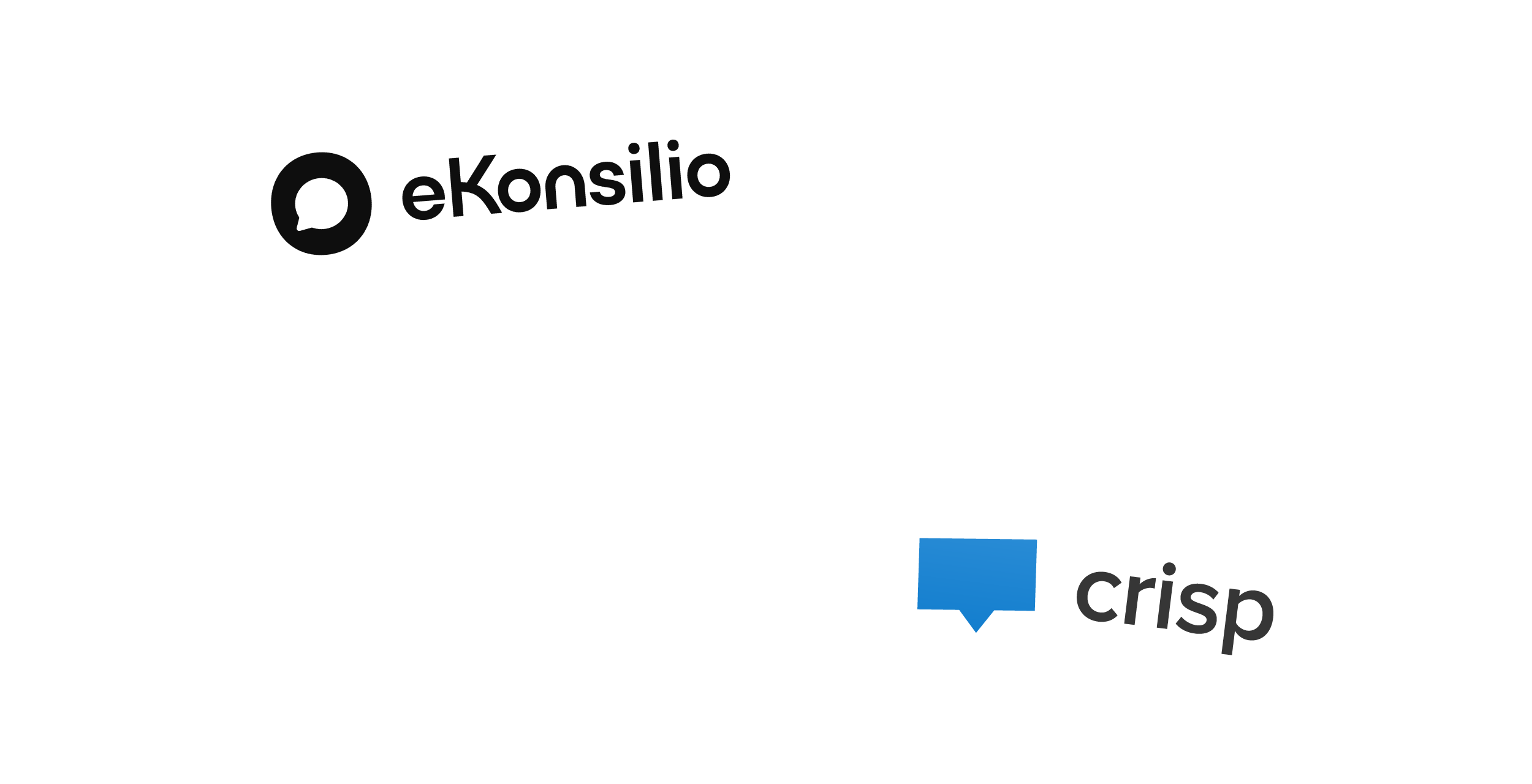 Logo d'eKonsilio et de Crisp