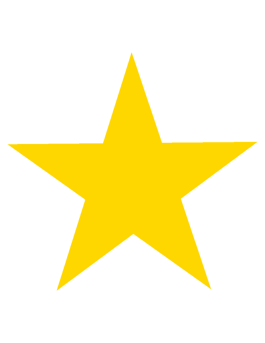 Une étoile jaune