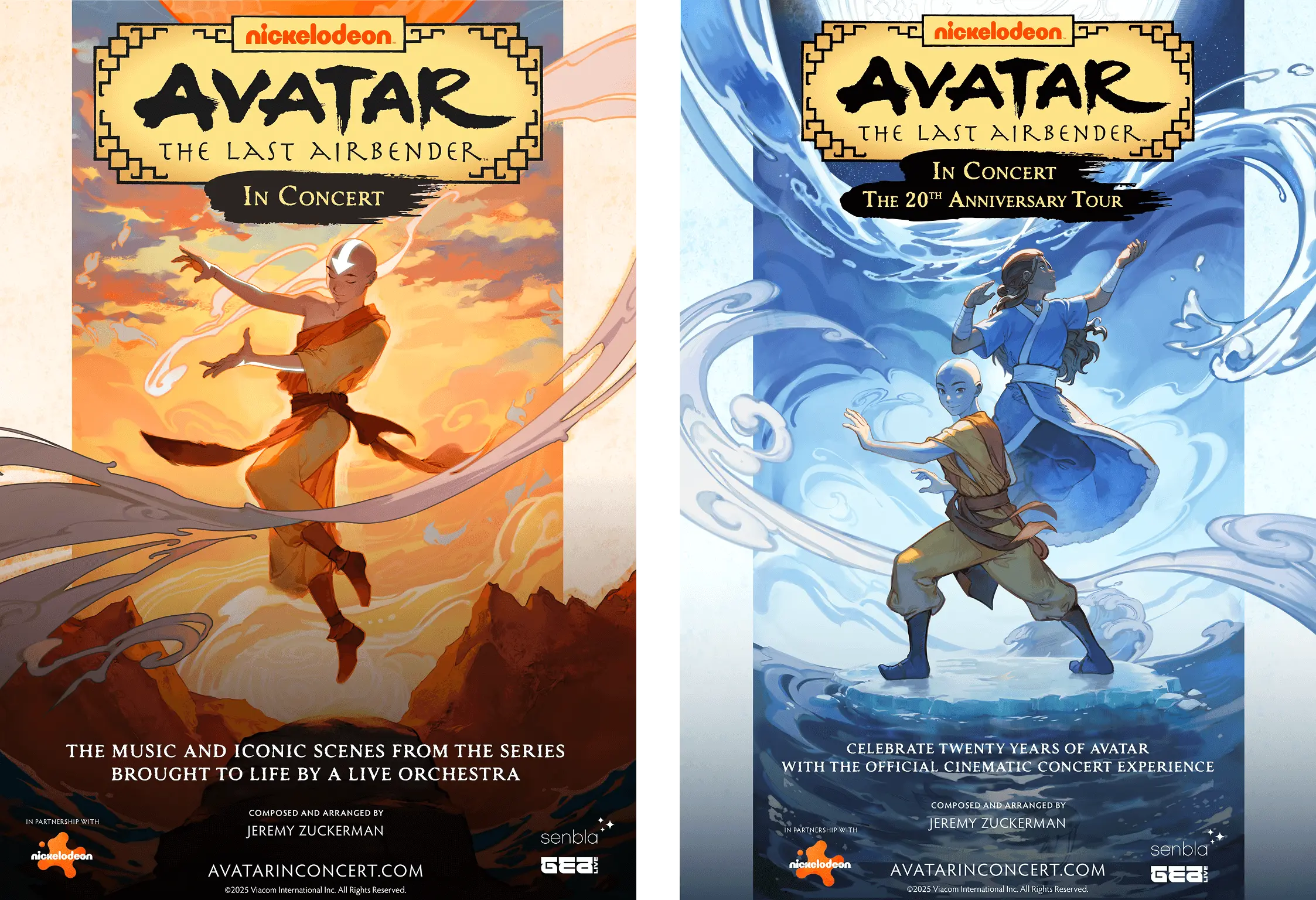 Avatar: The Last Airbender In Concert key visuals