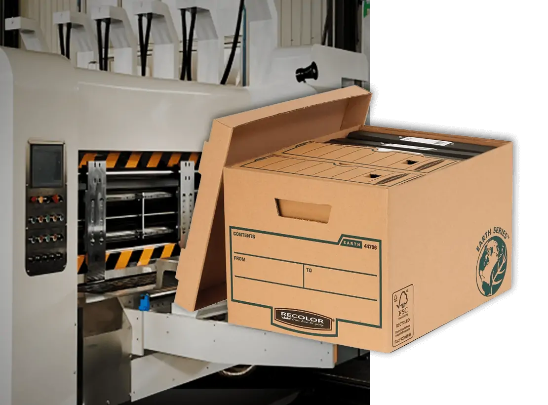 Với máy móc hiện đại, Recolor cung cấp thùng carton in flexo chất lượng, với mức giá tốt nhất