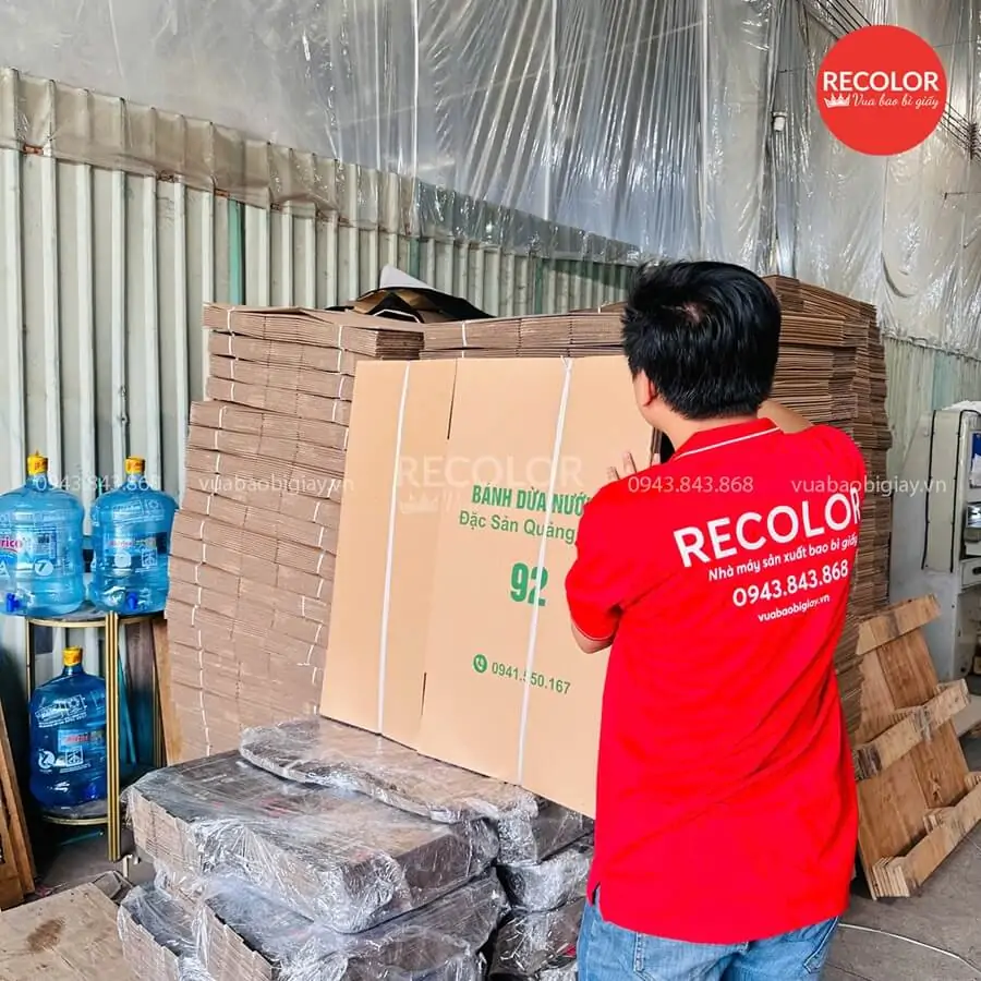 Recolor sản xuất thùng carton tại Tp HCM uy tín, chất lượng