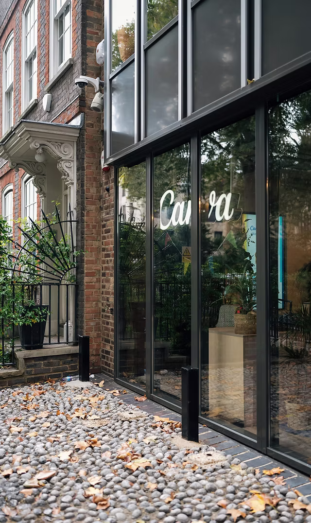 A cafe next to a house showing areas with higher rental demand for properties
