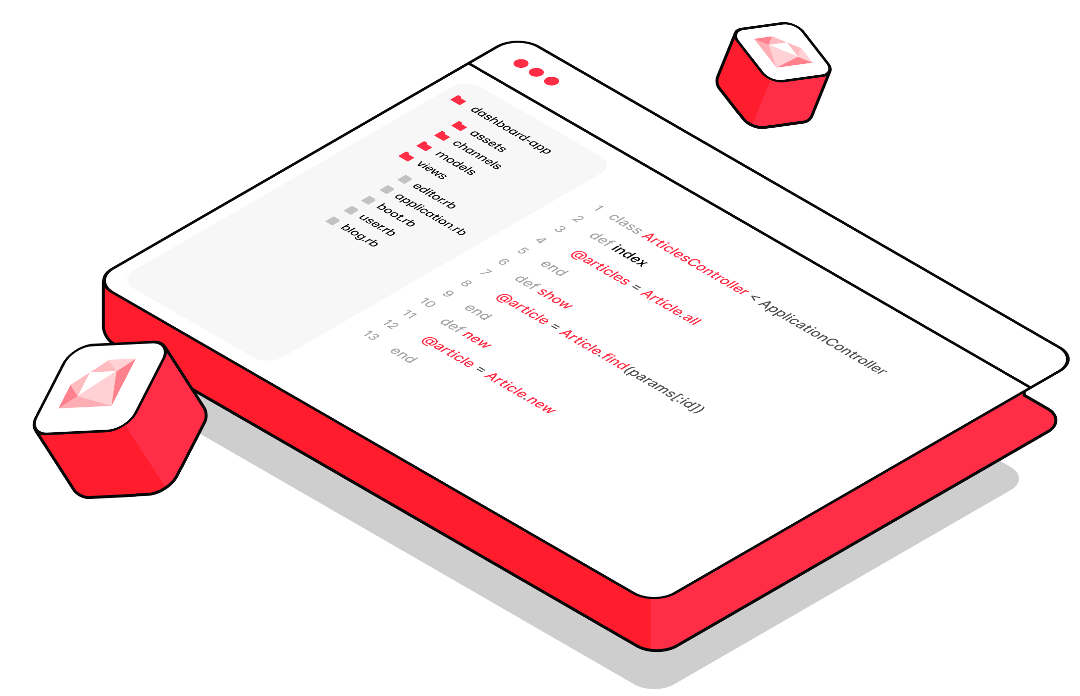 Ruby On Rails - Editortech X Webflow Template