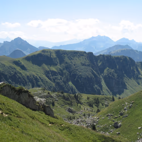photo de montagne en été