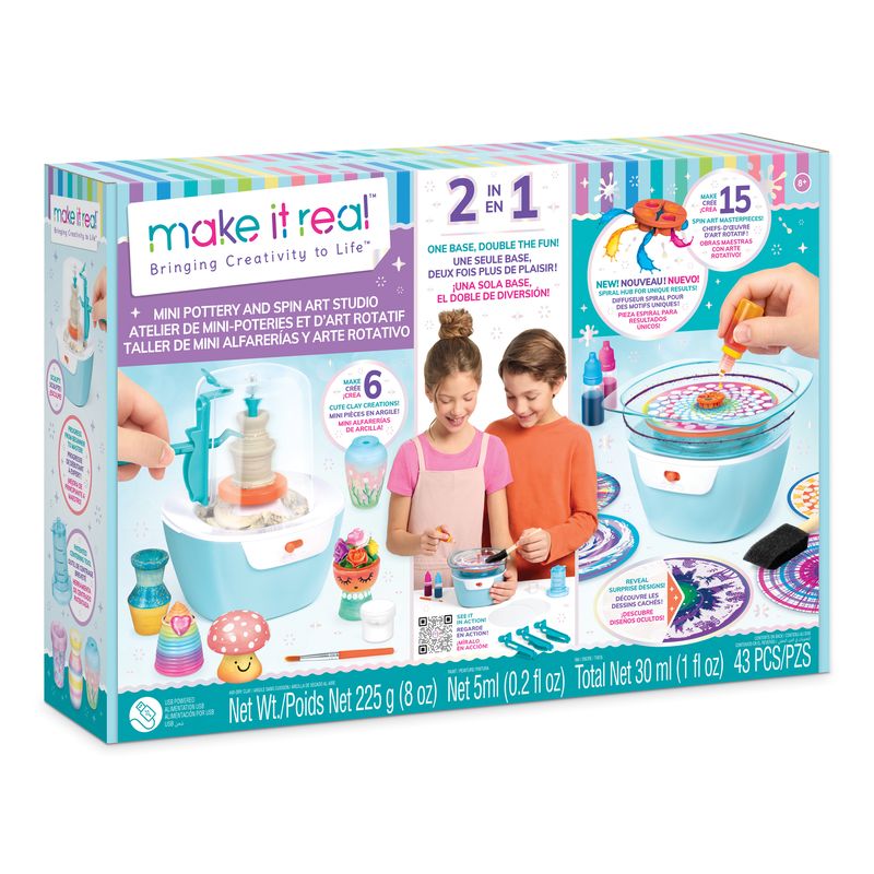 Make It Real Mini Pottery and Spin Art Studio