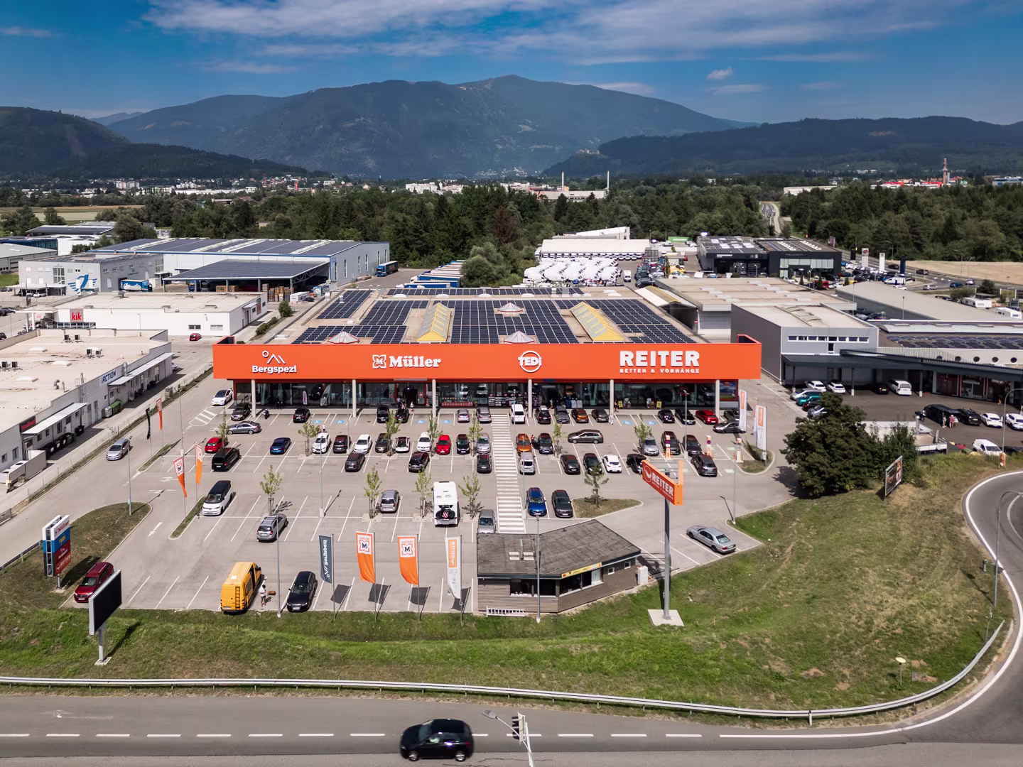 Retail park Villach v Rakousku