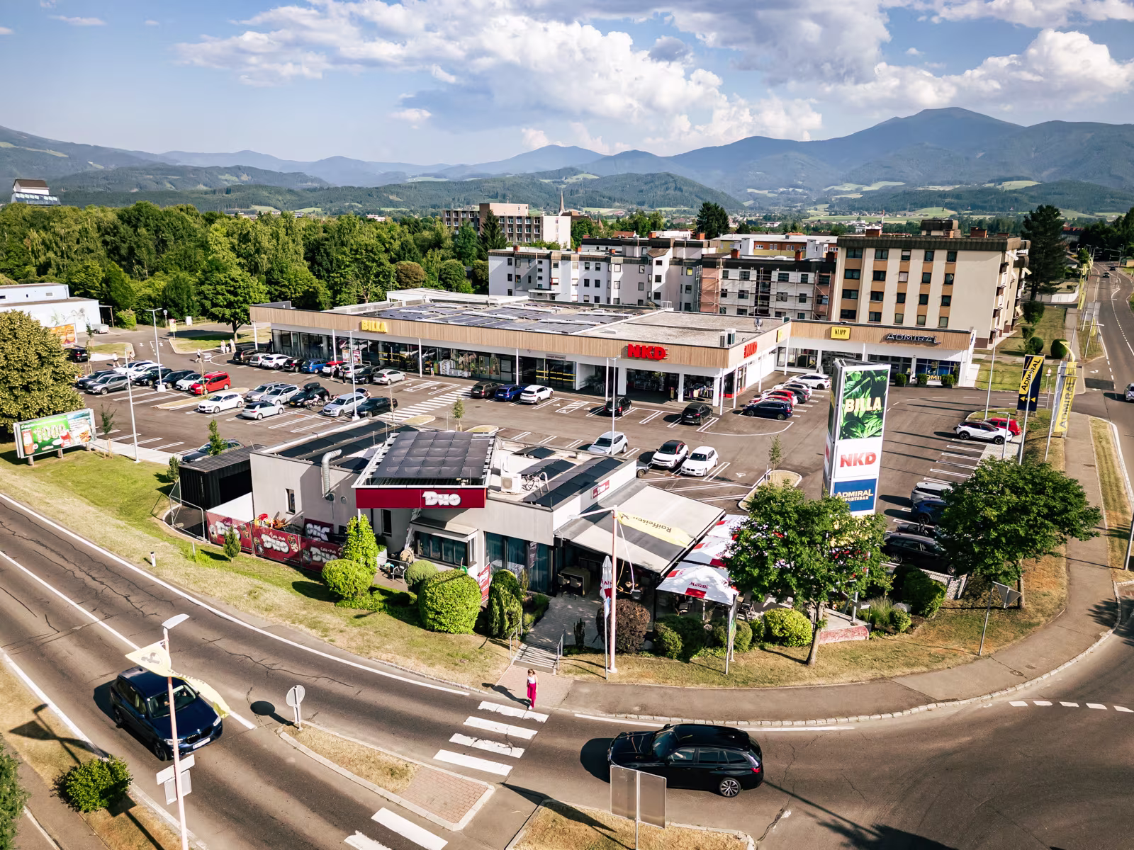 Retailový park v rakouském Zeltwegu