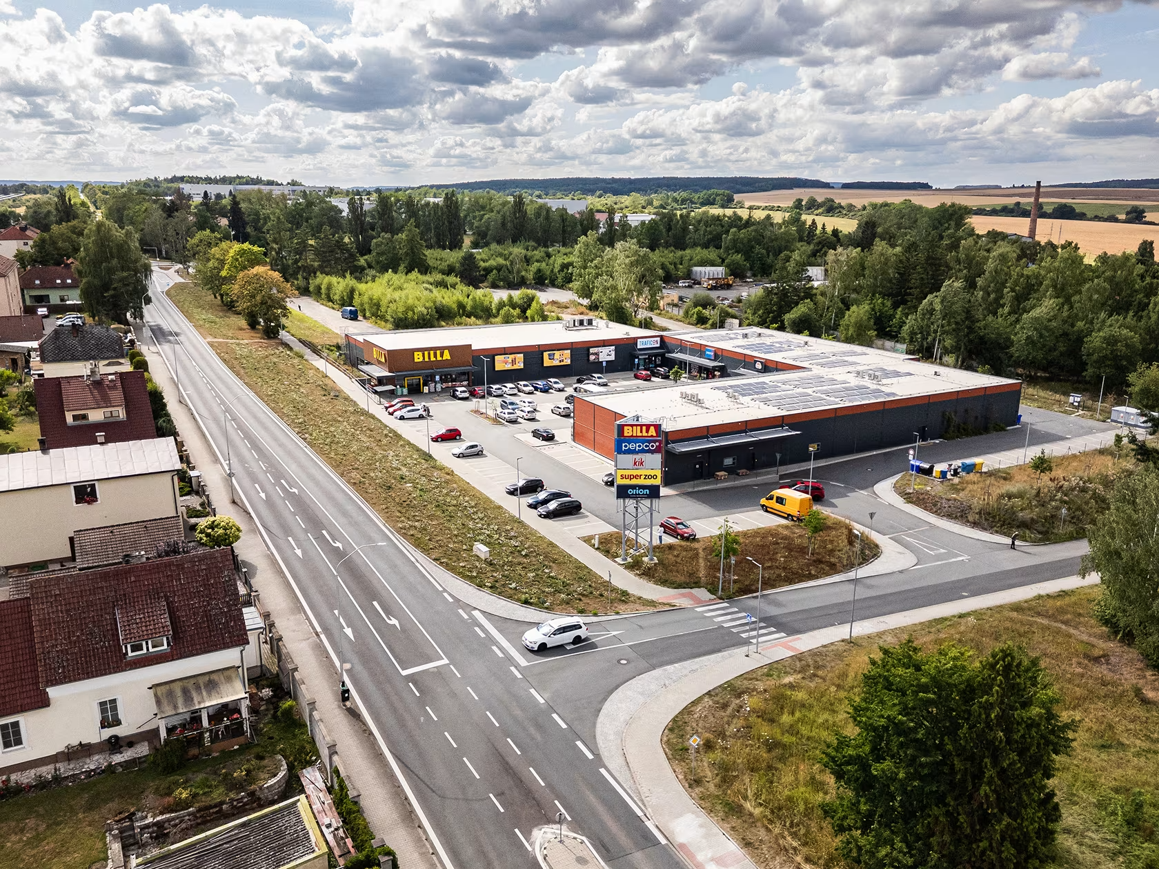 Retail park ve Stříbře