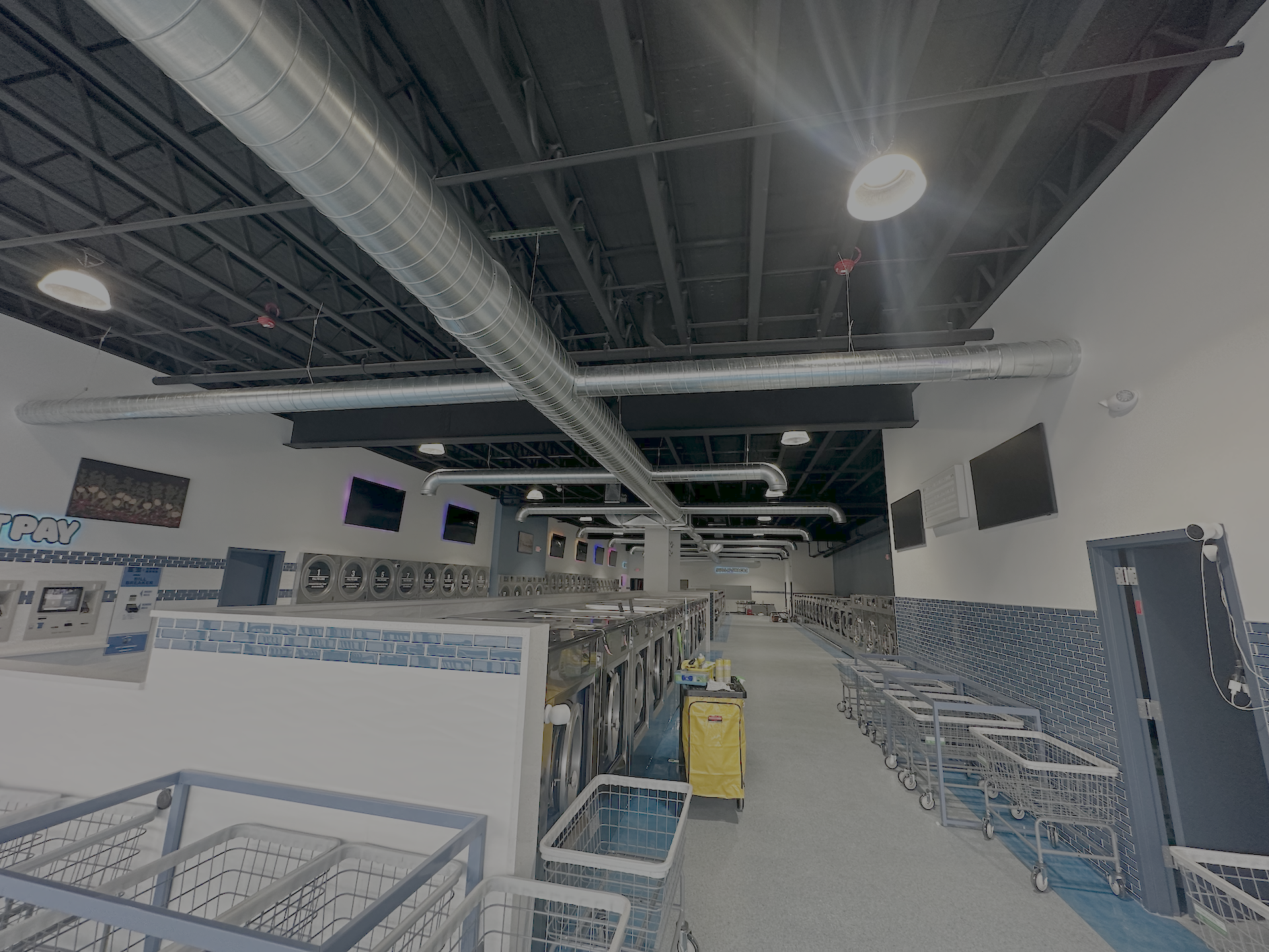 [background image] care facility (for a garment care service)