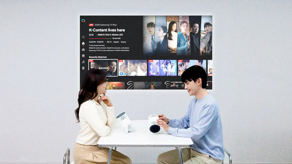 Samsung Bakes AI Into Its Freestyle+ Portable Projector