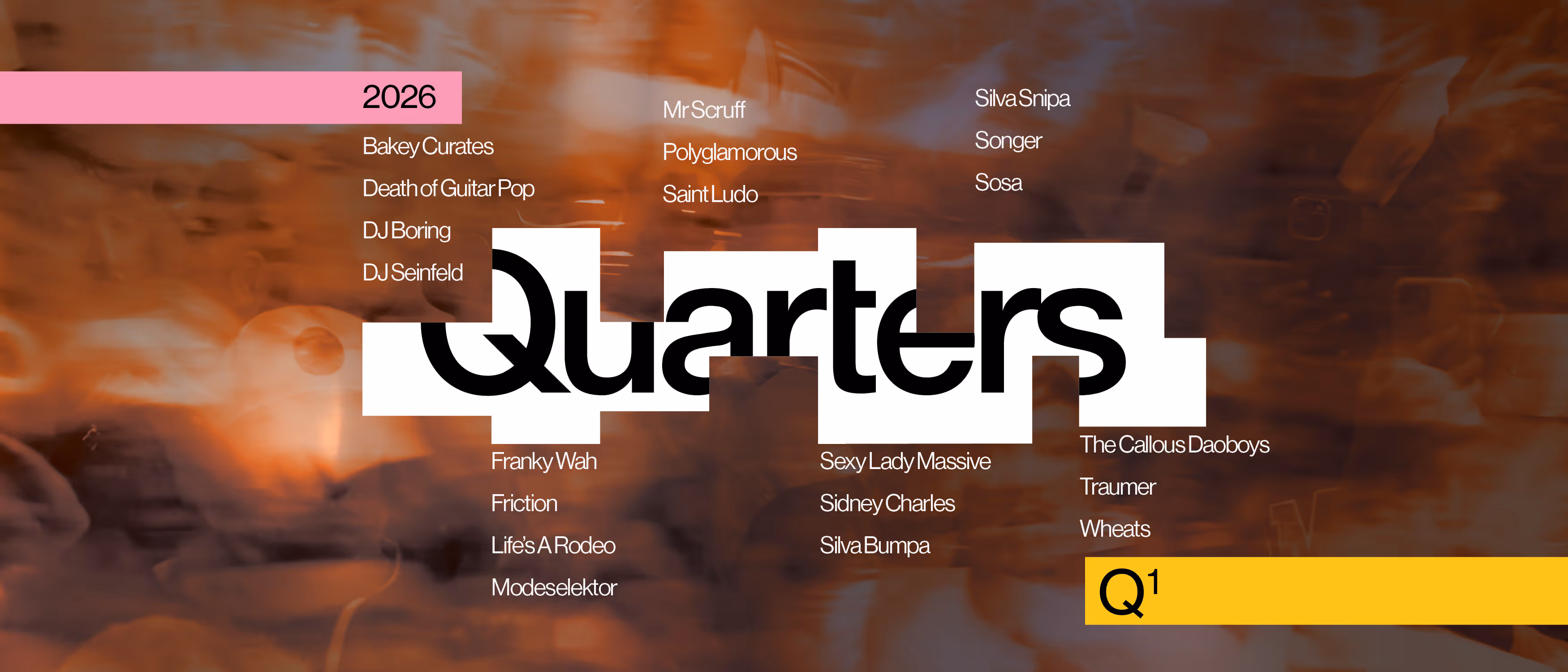 The Launch Music Programme Event Image for Quarters Nightclub in Brighton