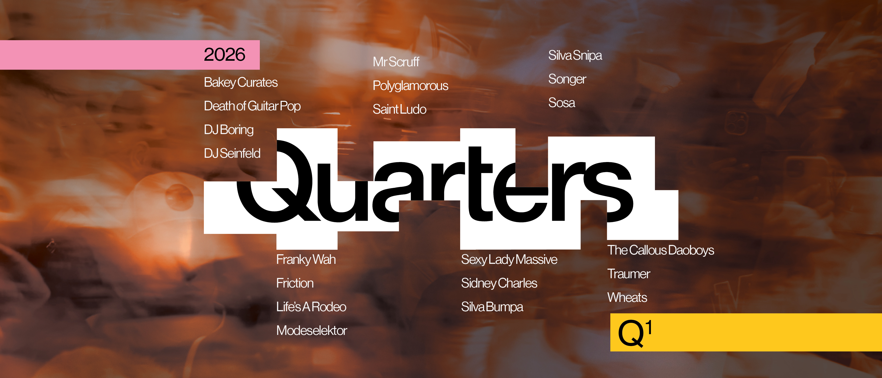 The Launch Music Programme Event Image for Quarters Nightclub in Brighton