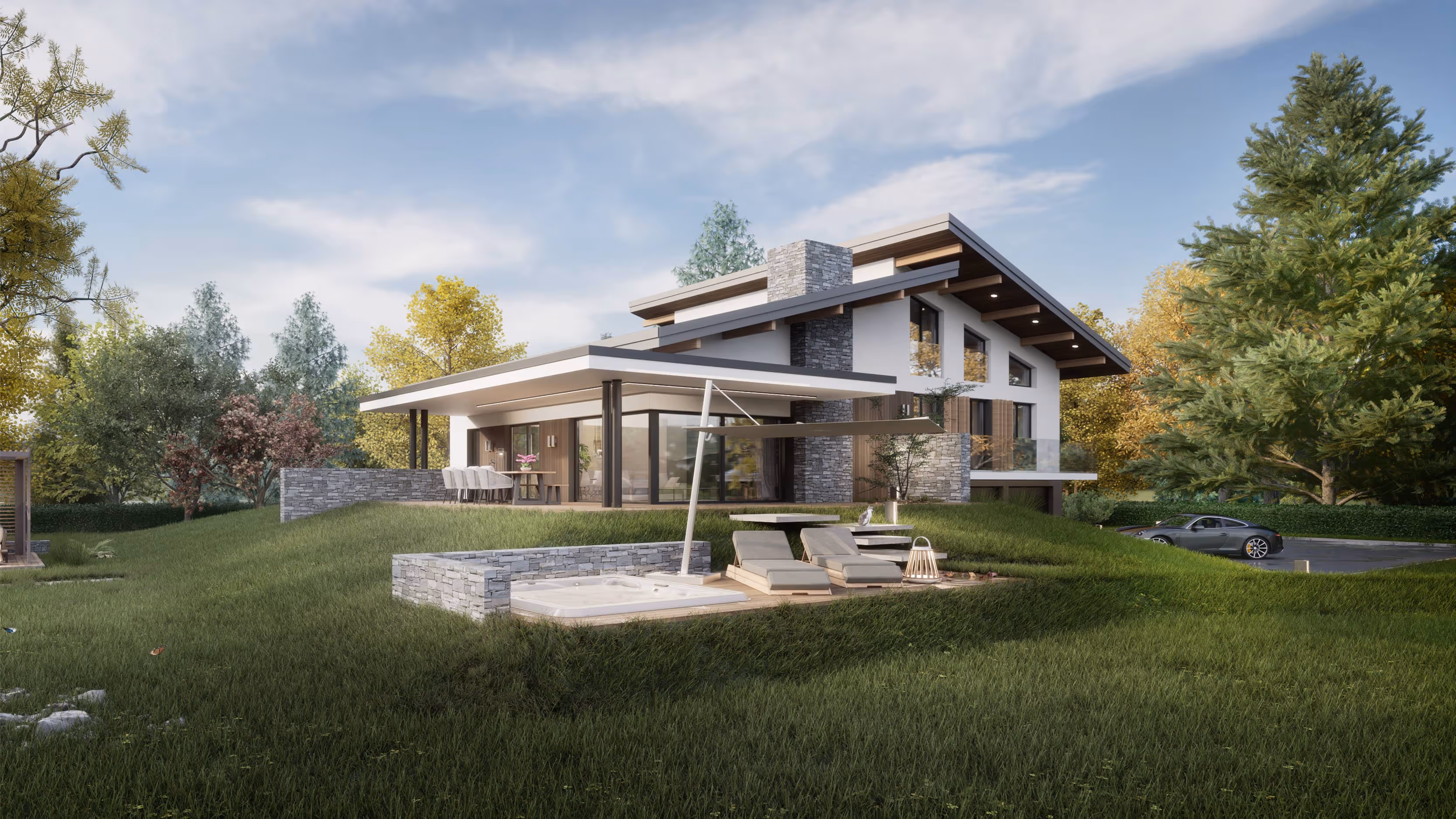 Villa Flora – Rénovation contemporaine d’une maison des années 70 à Annecy | 580 Rive Est