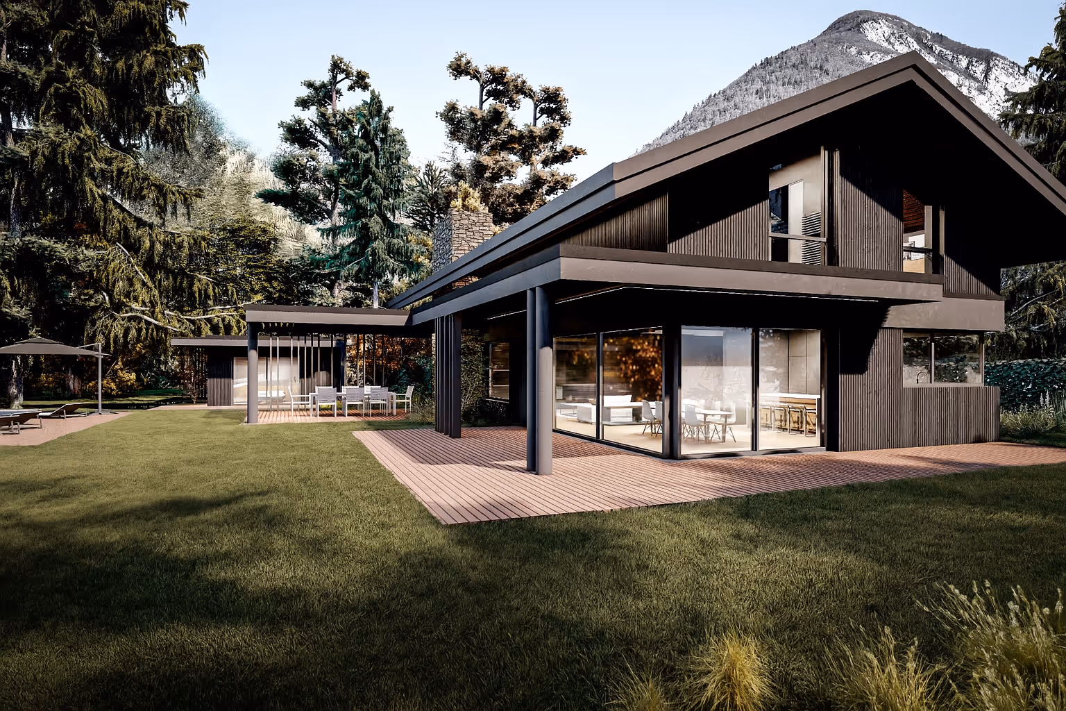 Villa Sarene – Architecture contemporaine à Annecy entre bois, lumière et élégance alpine