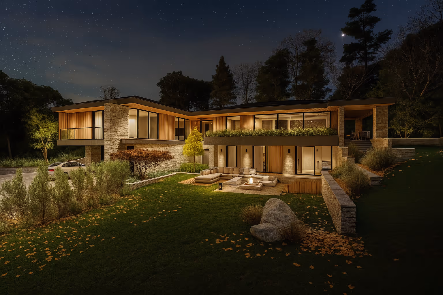 Villa WOOD – Villa contemporaine en bois et pierre près d’Annecy | 580 Rive Est