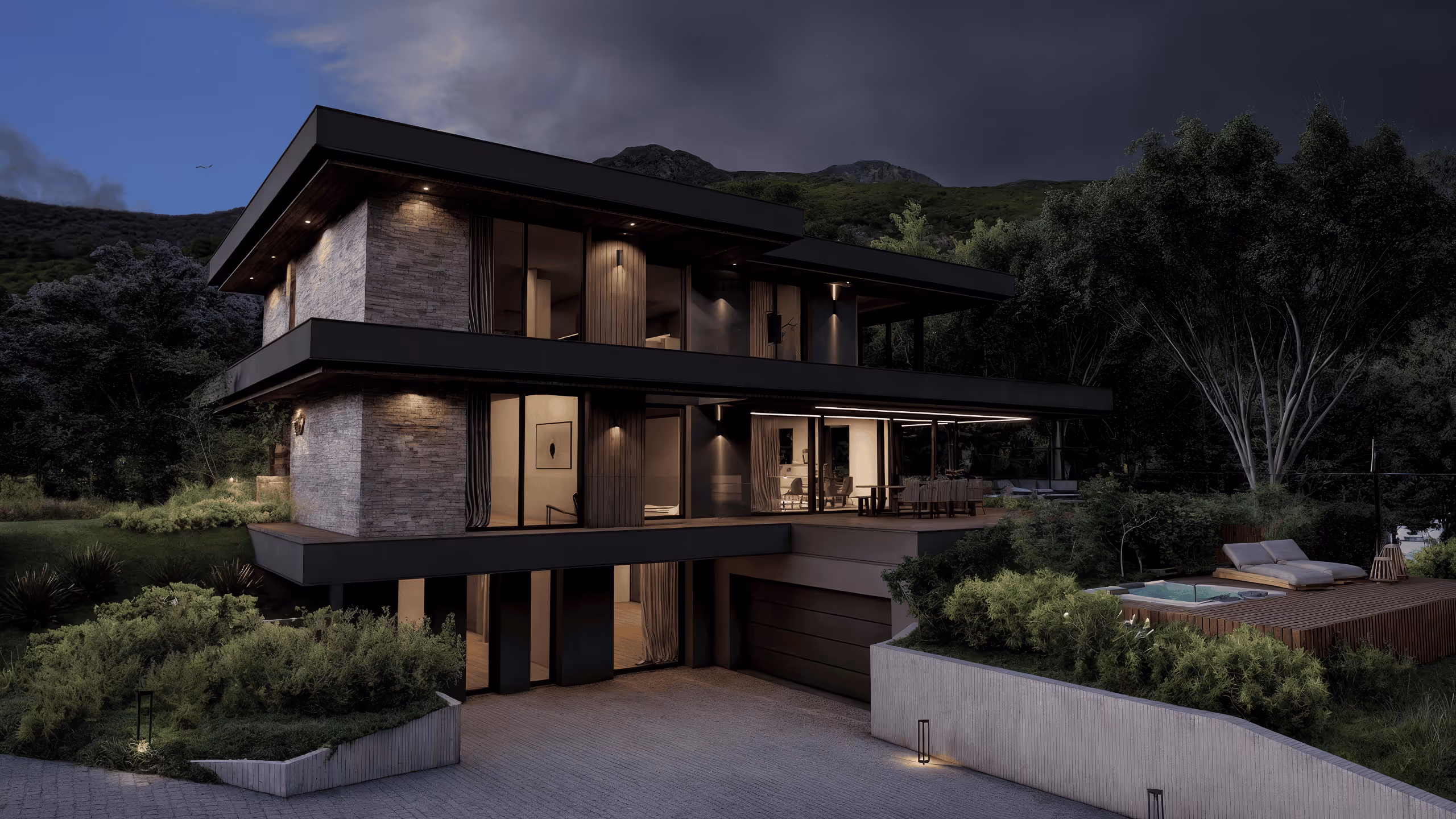 Villa d’architecte avec vue lac à Annecy – Architecture contemporaine signée 580 Rive Est