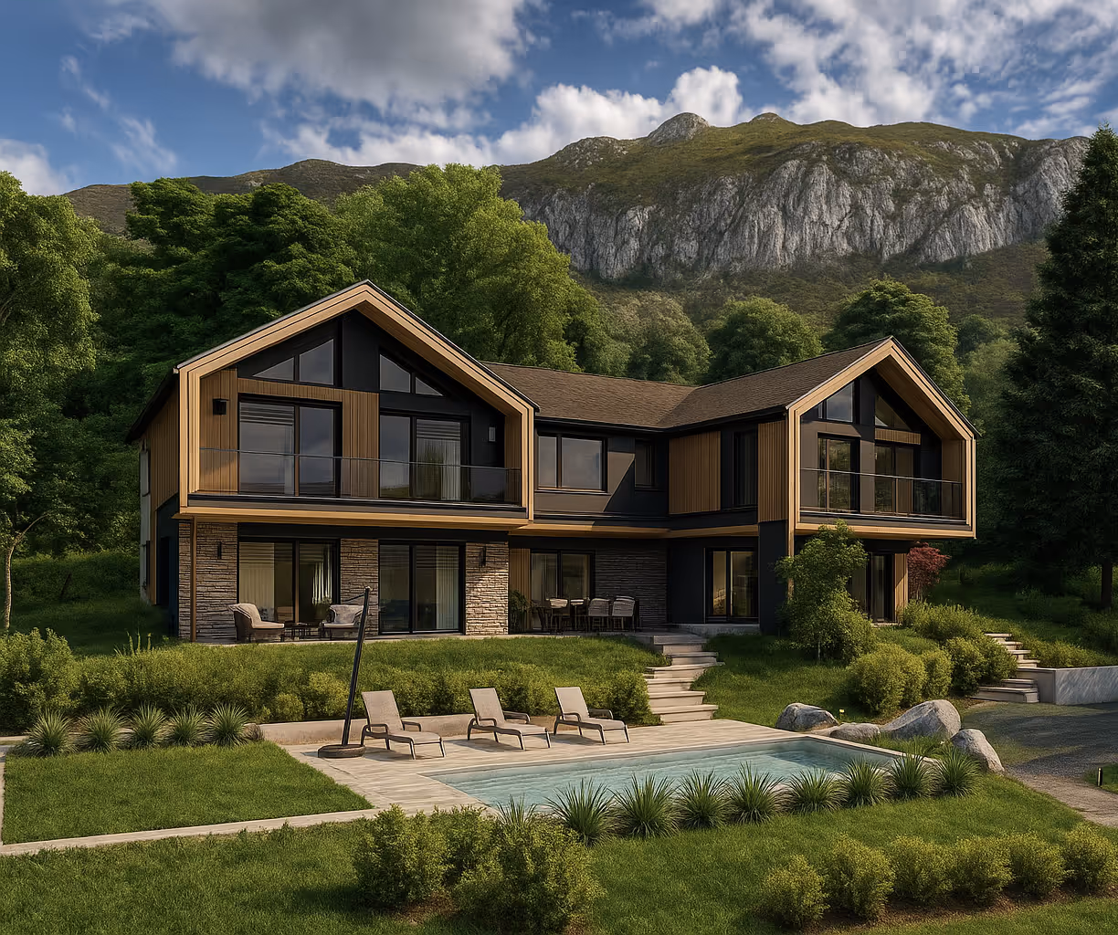 Villa SOUL – Villa contemporaine à flanc de montagne près du lac d’Annecy | 580 Rive Est