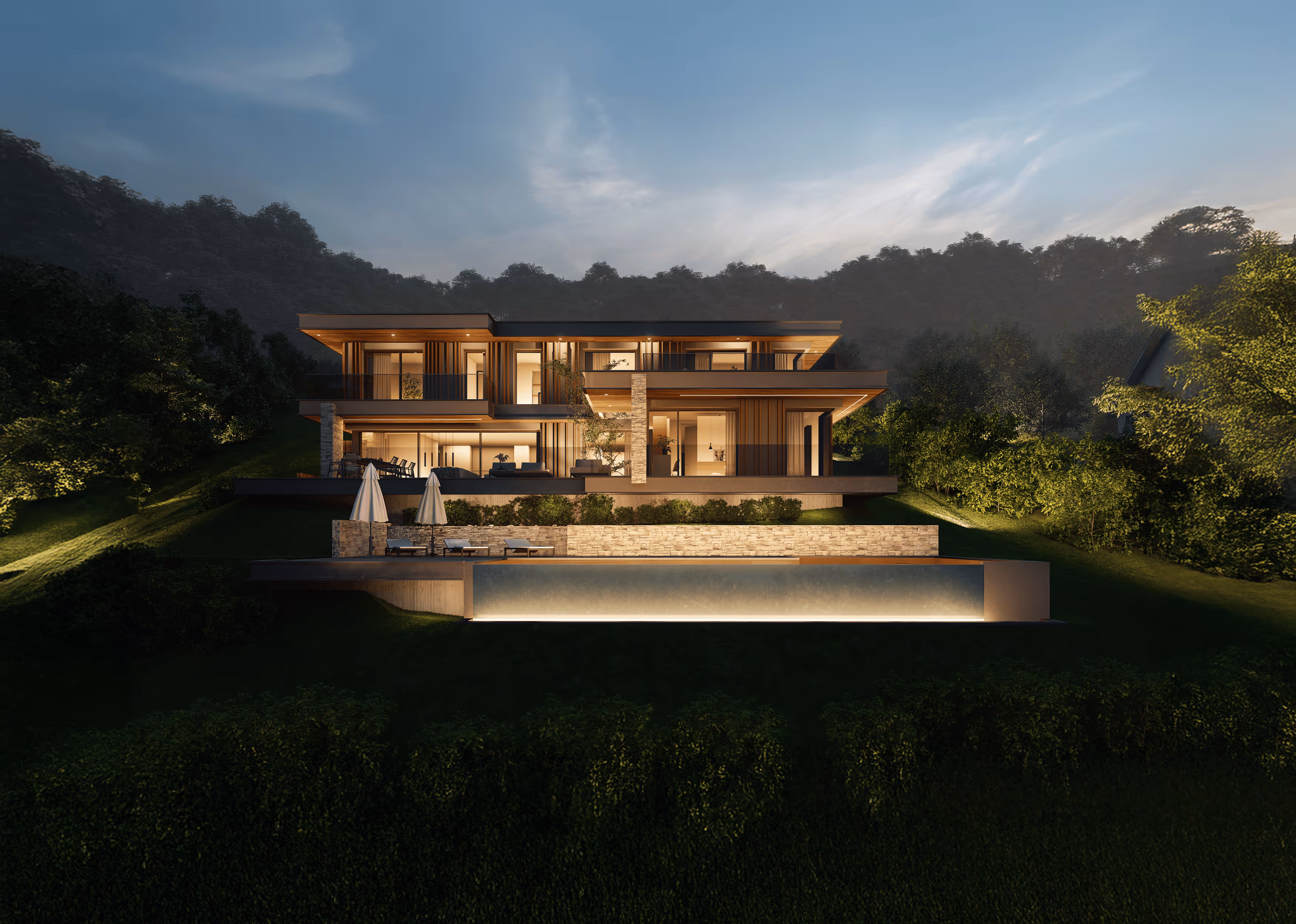 Villa contemporaine de luxe avec vue lac à Annecy – 580 Rive Est Architecture