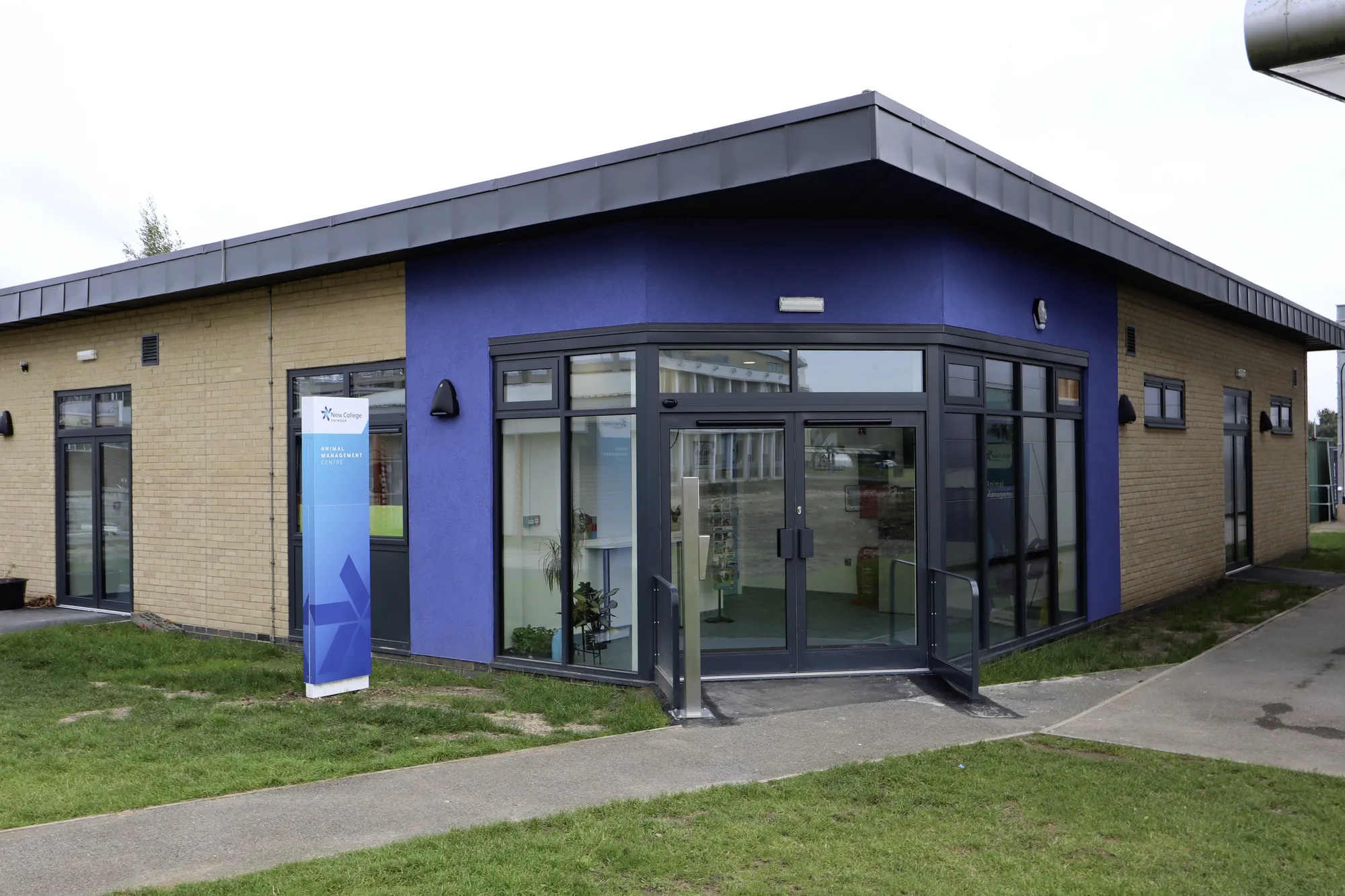 New College Swindon: exterior of the replacement animal centre