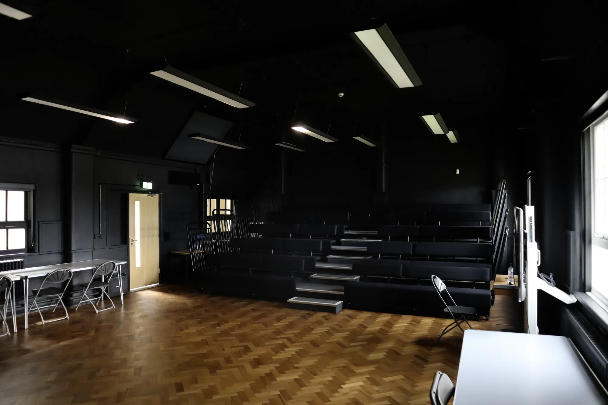 East Norfolk College: the refurbished auditorium with tiered seating