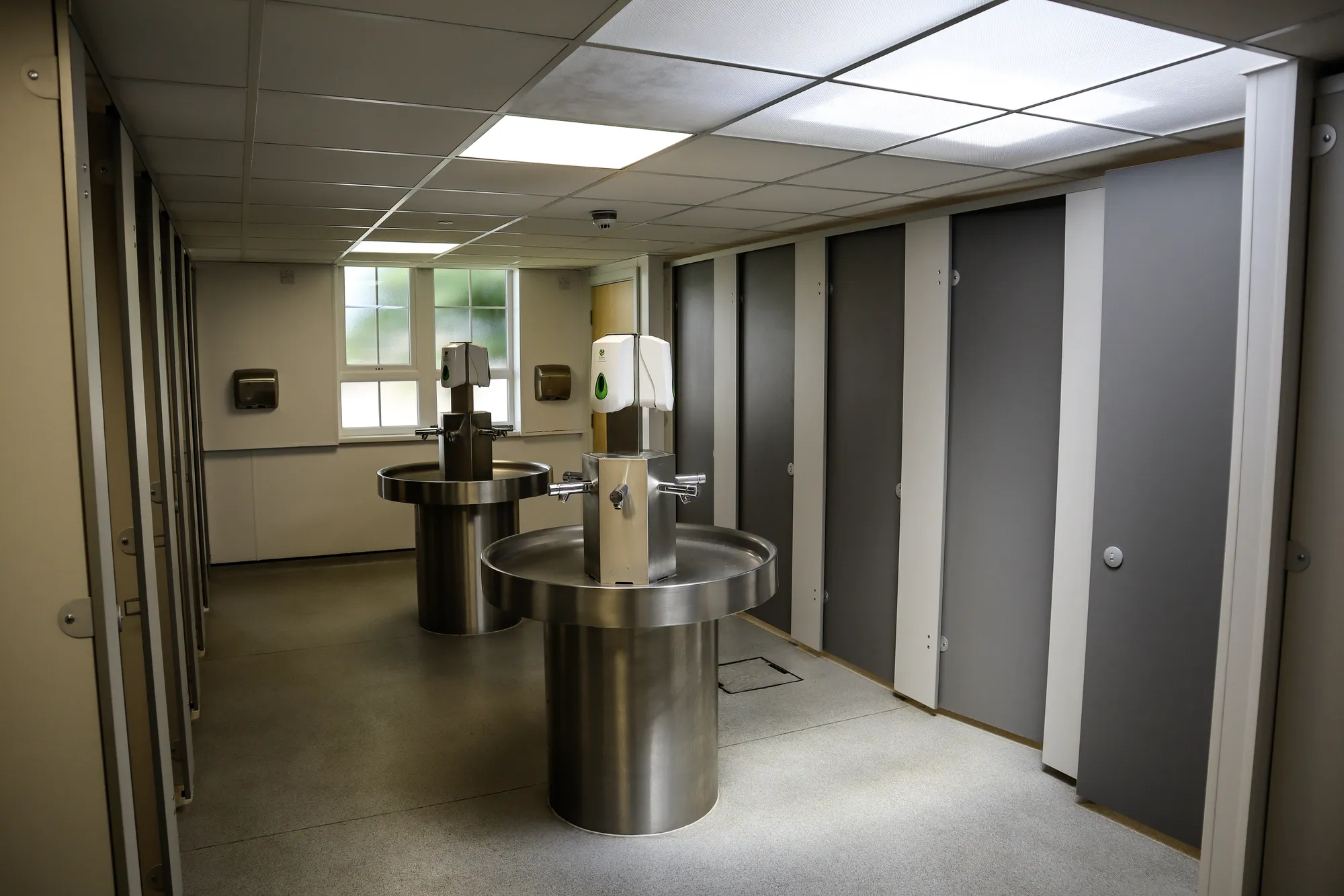 East Norfolk College: circulation space serving the refurbished teaching areas