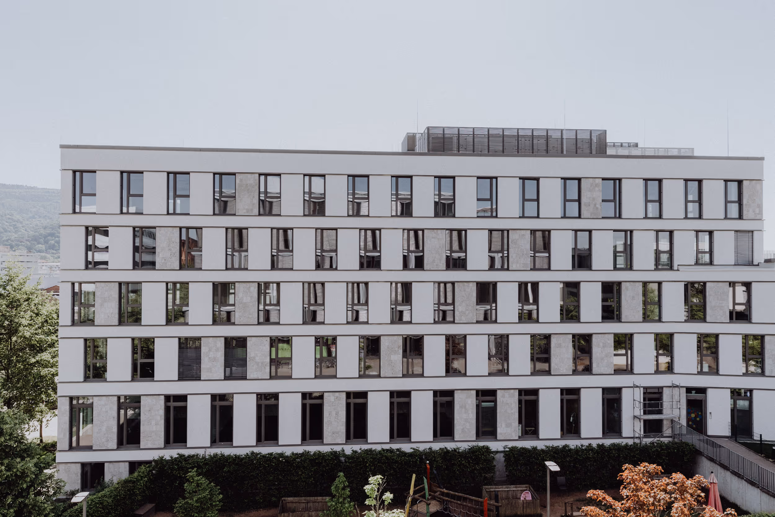 WDVS Mannheim an modernem Wohngebäude mit hochwertiger Fassadendämmung