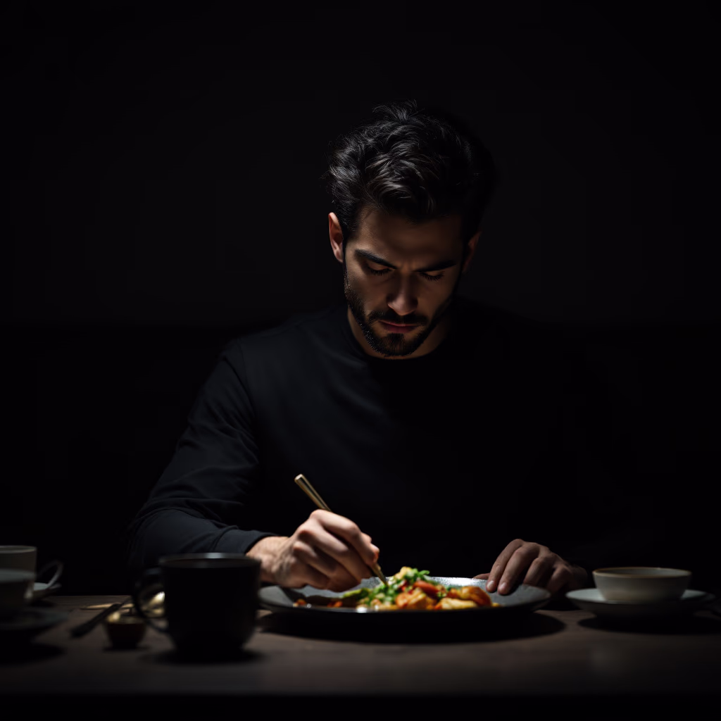 [headshot] image of customer (for a chinese restaurant)