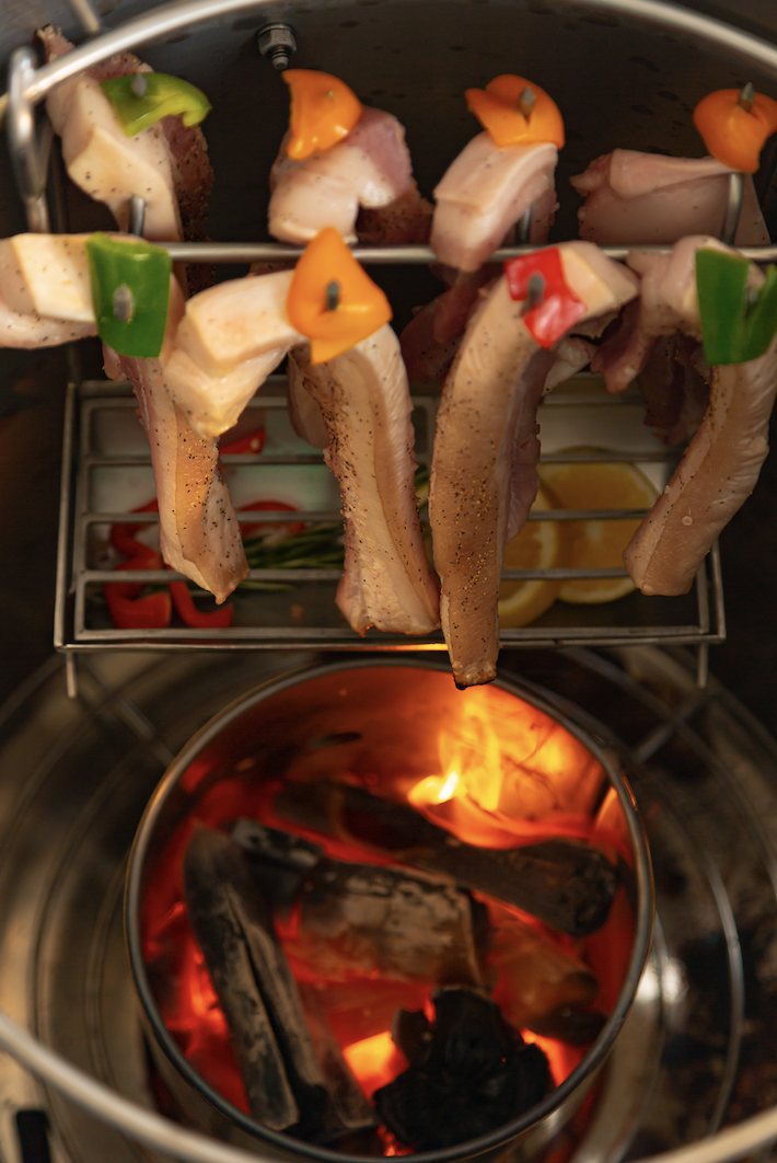 image of plated gourmet dish (for a fine dining restaurant)