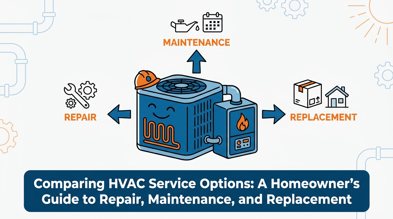 Comparing HVAC Service Options: A Homeowner's Guide to Repair, Maintenance, and Replacement