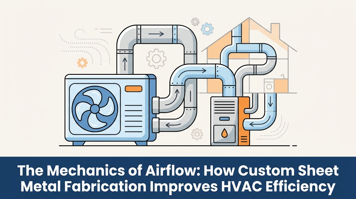 The Mechanics of Airflow: How Custom Sheet Metal Fabrication Improves HVAC Efficiency