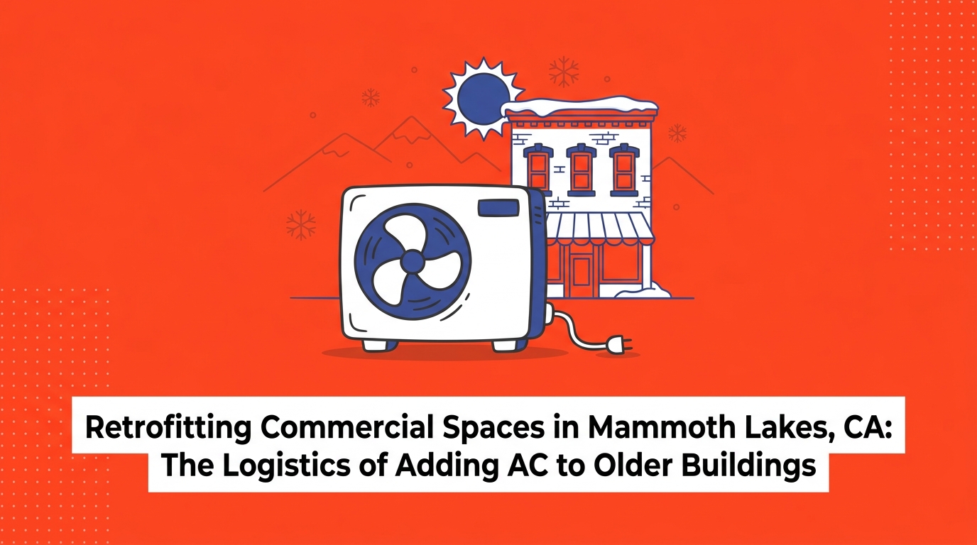 Retrofitting Commercial Spaces in Mammoth Lakes, CA: The Logistics of Adding AC to Older Buildings — featured image