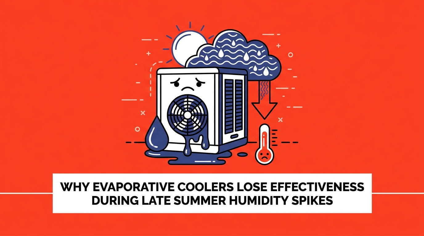 Why Evaporative Coolers Lose Effectiveness During Late Summer Humidity Spikes — featured image