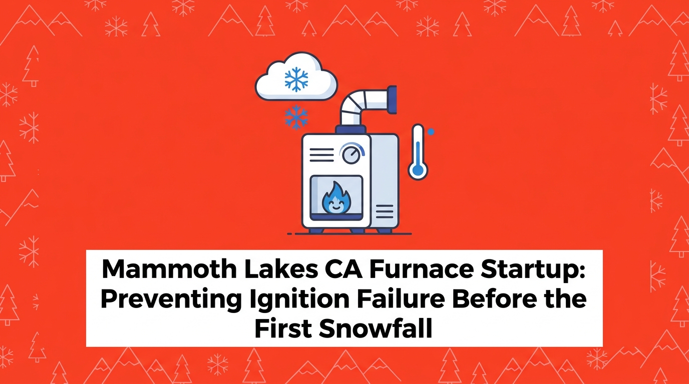Mammoth Lakes CA Furnace Startup: Preventing Ignition Failure Before the First Snowfall — featured image