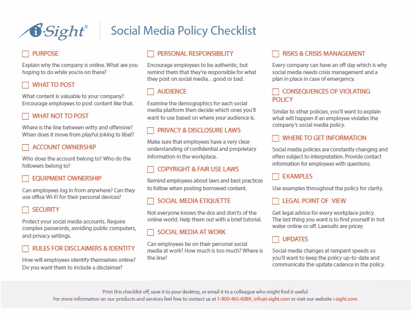 Social-Media-Policy-Checklist-i-Sight