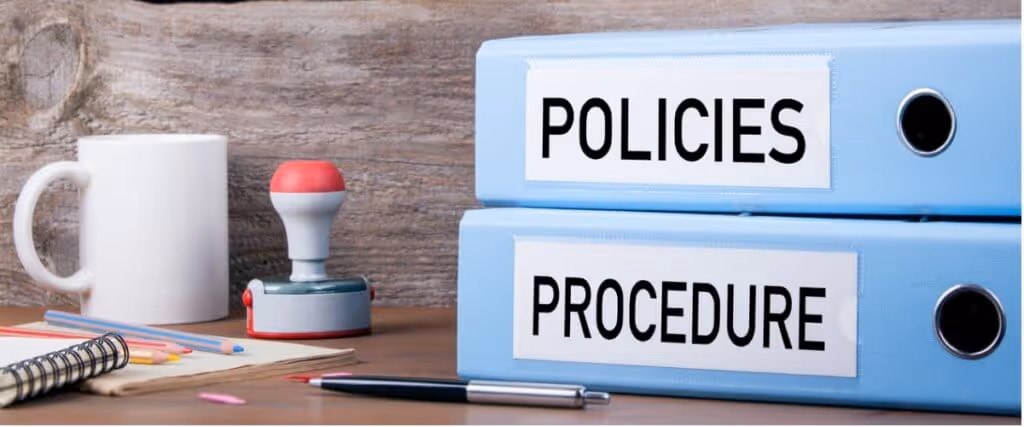 policies and procedures template