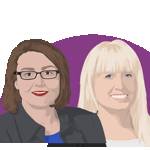 Jo-Ellen Abou Nader and Anne Mack
