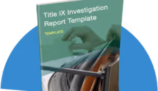 Title IX Investigation Report Book Cover
