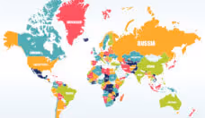 World map-countries