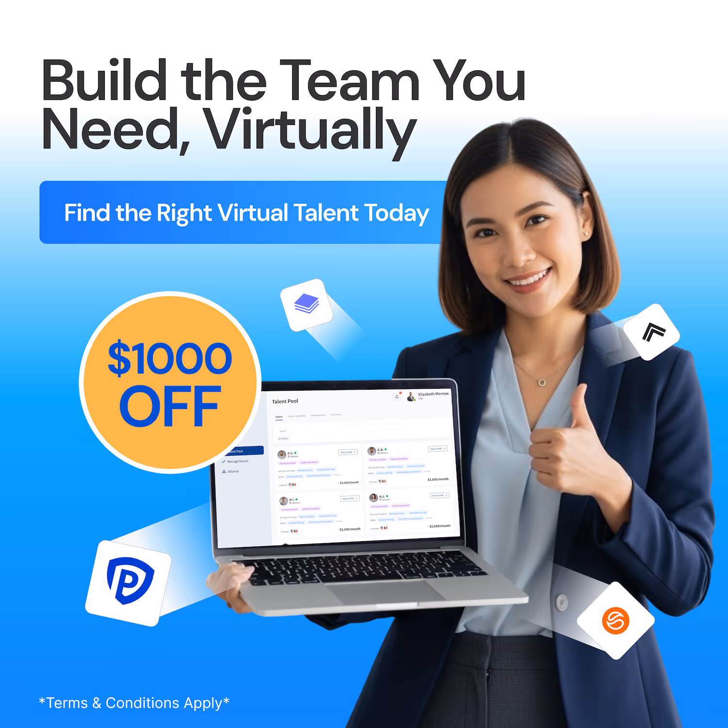 Virtual Staffing Special Offer Mobile