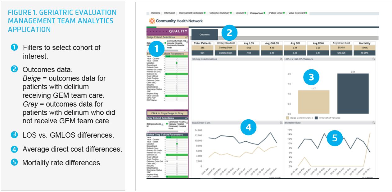 Geriatric-evaluation-management-team-analytics-application