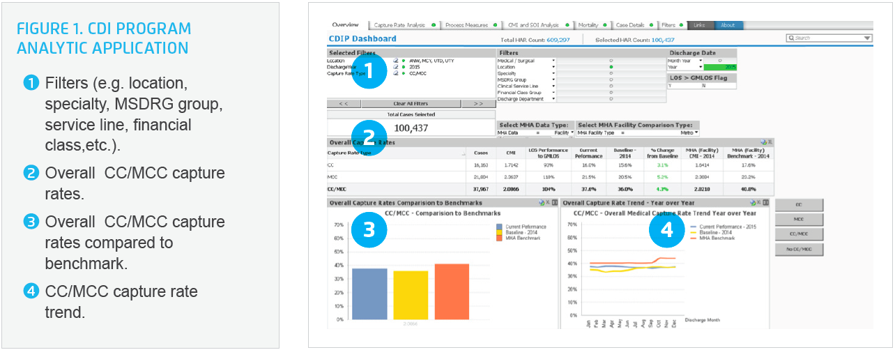 CDI program analytic application