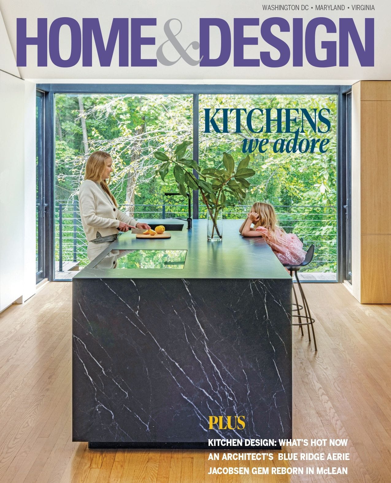 Megan Downey Studio on the cover of Home & Design Magazine.