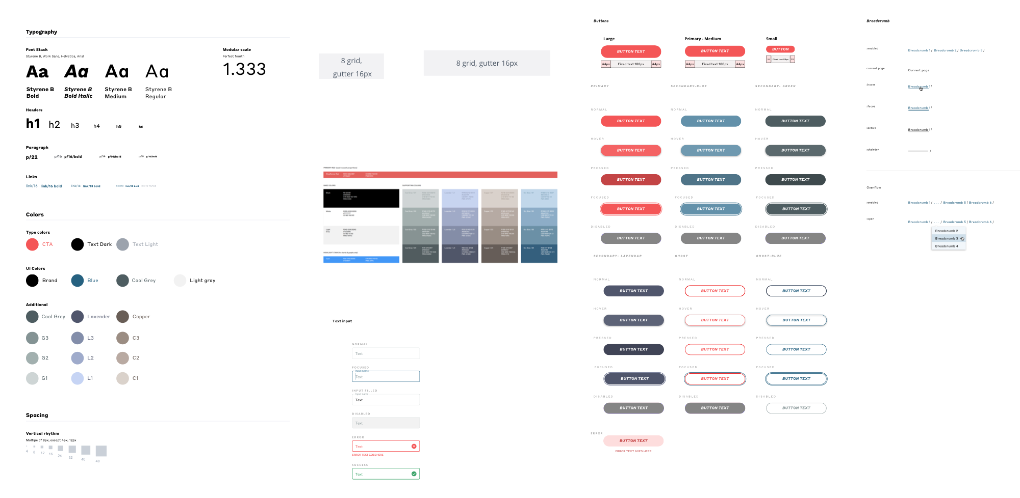 Component library from the ShopRunner Bolt design system built by Gridhaus