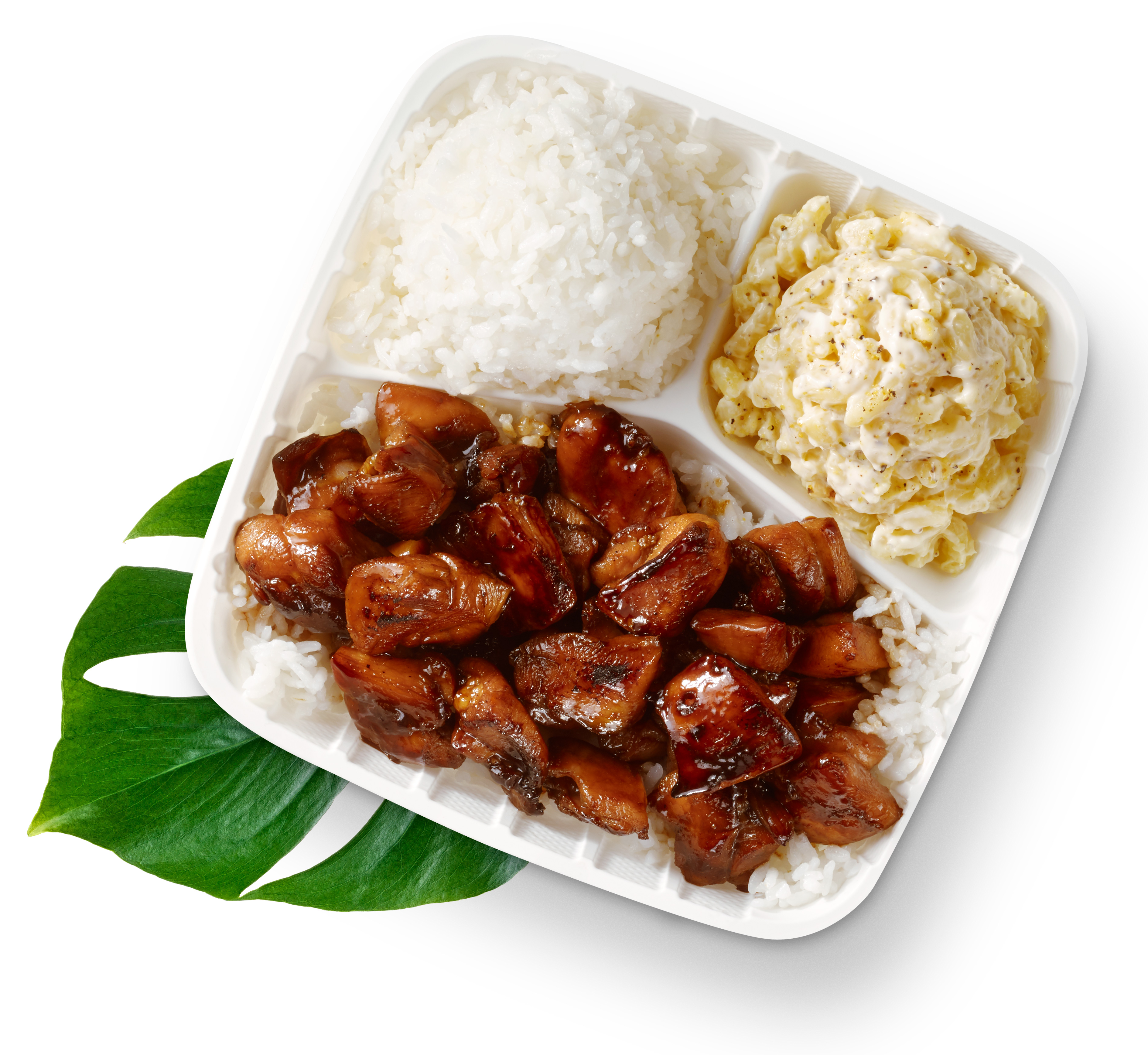 A Hawaiian Bros plate lunch